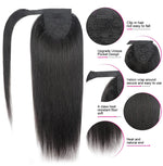 Load image into Gallery viewer, 2022 NEW TREND Velcro long straight/wave ponytail Wigs
