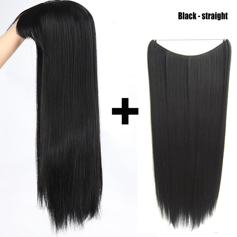 HOT SALE COMBINATION-Hair Topper AND Hair Extensions