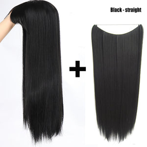 HOT SALE COMBINATION-Hair Topper AND Hair Extensions