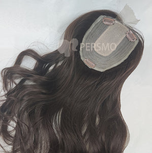 2022-New Arrivals lace front wavy Hair Toppers