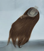 Load image into Gallery viewer, 5X6 mono base Light brown straight hair topper 20&#39;&#39;
