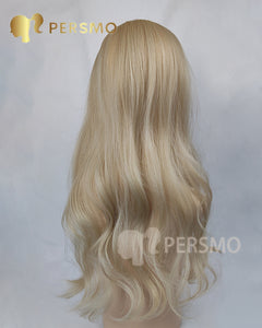 NWE TOPPER!Light blonde-613 wavy hair topper 20inch