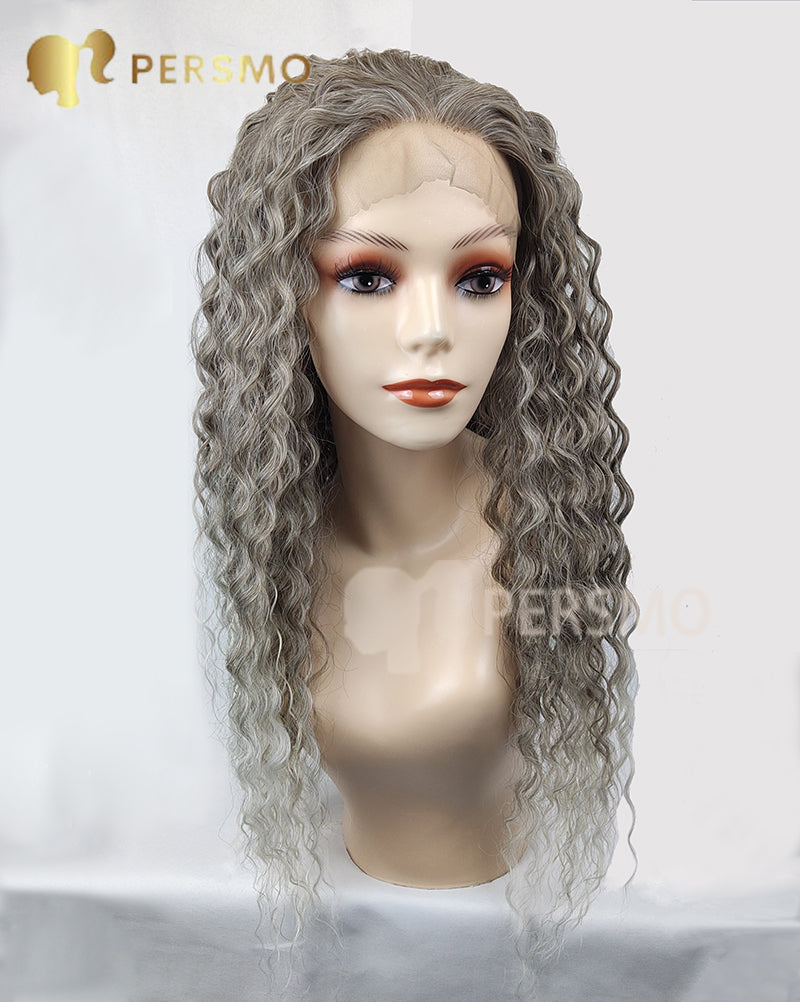 Front lace curly wig 12''X3''