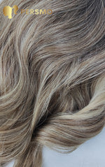 Load image into Gallery viewer, Autumn New!!Dark root Mocha front lace romantic wavy wig-24&#39;&#39;
