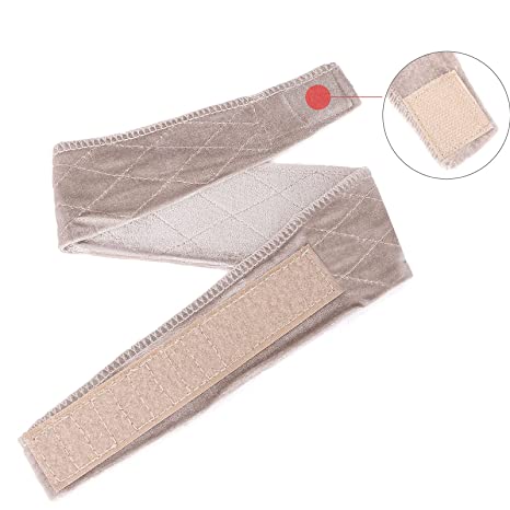 Elastic Adjustable Wig Grip Headbands  (Beige)