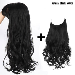 HOT SALE COMBINATION-Hair Topper AND Hair Extensions