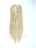 Load image into Gallery viewer, 613-Blonde straight hair topper with bangs 14&#39;&#39;
