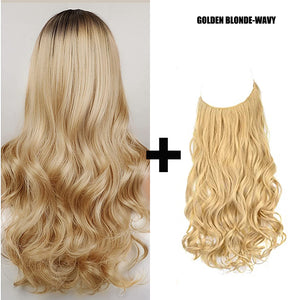 HOT SALE COMBINATION-Hair Topper AND Hair Extensions