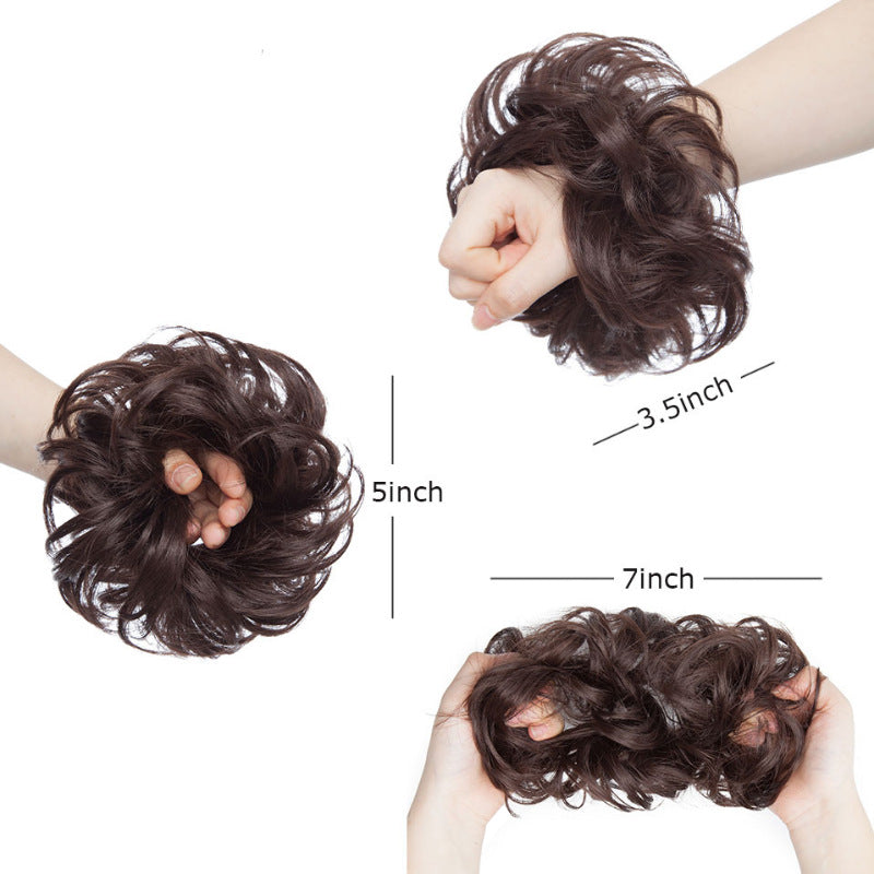 2022 Summer new--Tousled Updo  Bun Hairpiece (pack of 2)