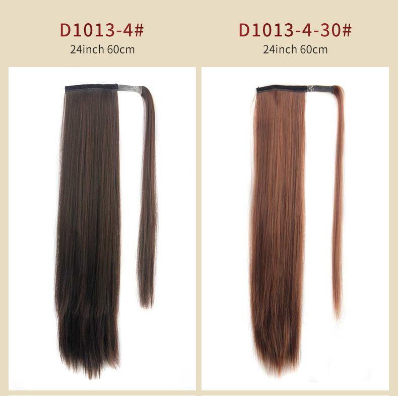 YKWIGS- 2021 NEW TREND Velcro long straight ponytail Wigs - YKWIGS