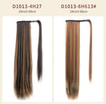 Load image into Gallery viewer, YKWIGS- 2021 NEW TREND Velcro long straight ponytail Wigs - YKWIGS
