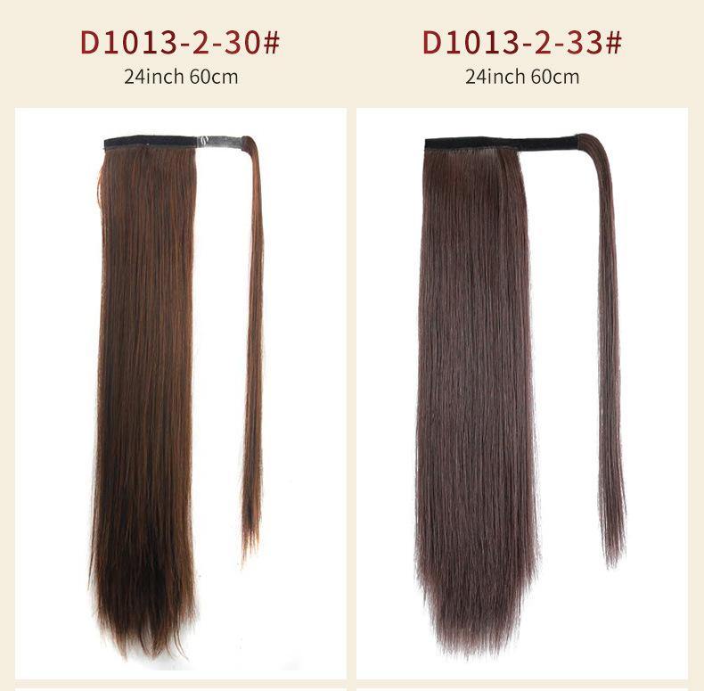 YKWIGS- 2021 NEW TREND Velcro long straight ponytail Wigs - YKWIGS