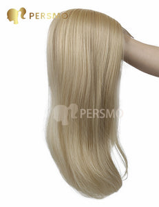 Autumn New!Natural straight hair topper lace front mono base