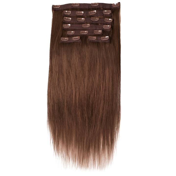 2022 NEW Medium brown straight hair clip extension-buy 2 get 1 free