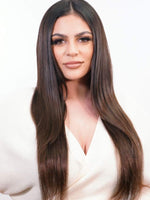 Load image into Gallery viewer, 2022 NEW Medium brown straight hair clip extension-buy 2 get 1 free
