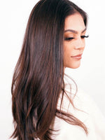 Load image into Gallery viewer, 2022 NEW Medium brown straight hair clip extension-buy 2 get 1 free
